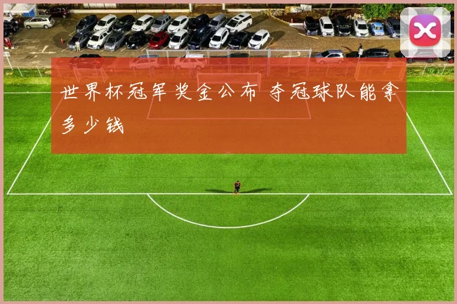世界杯冠军奖金公布 夺冠球队能拿多少钱