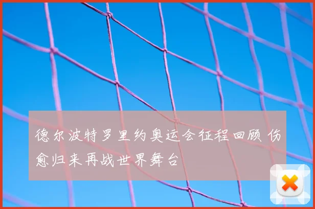 德尔波特罗里约奥运会征程回顾 伤愈归来再战世界舞台