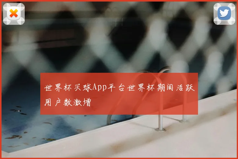 世界杯买球App平台世界杯期间活跃用户数激增